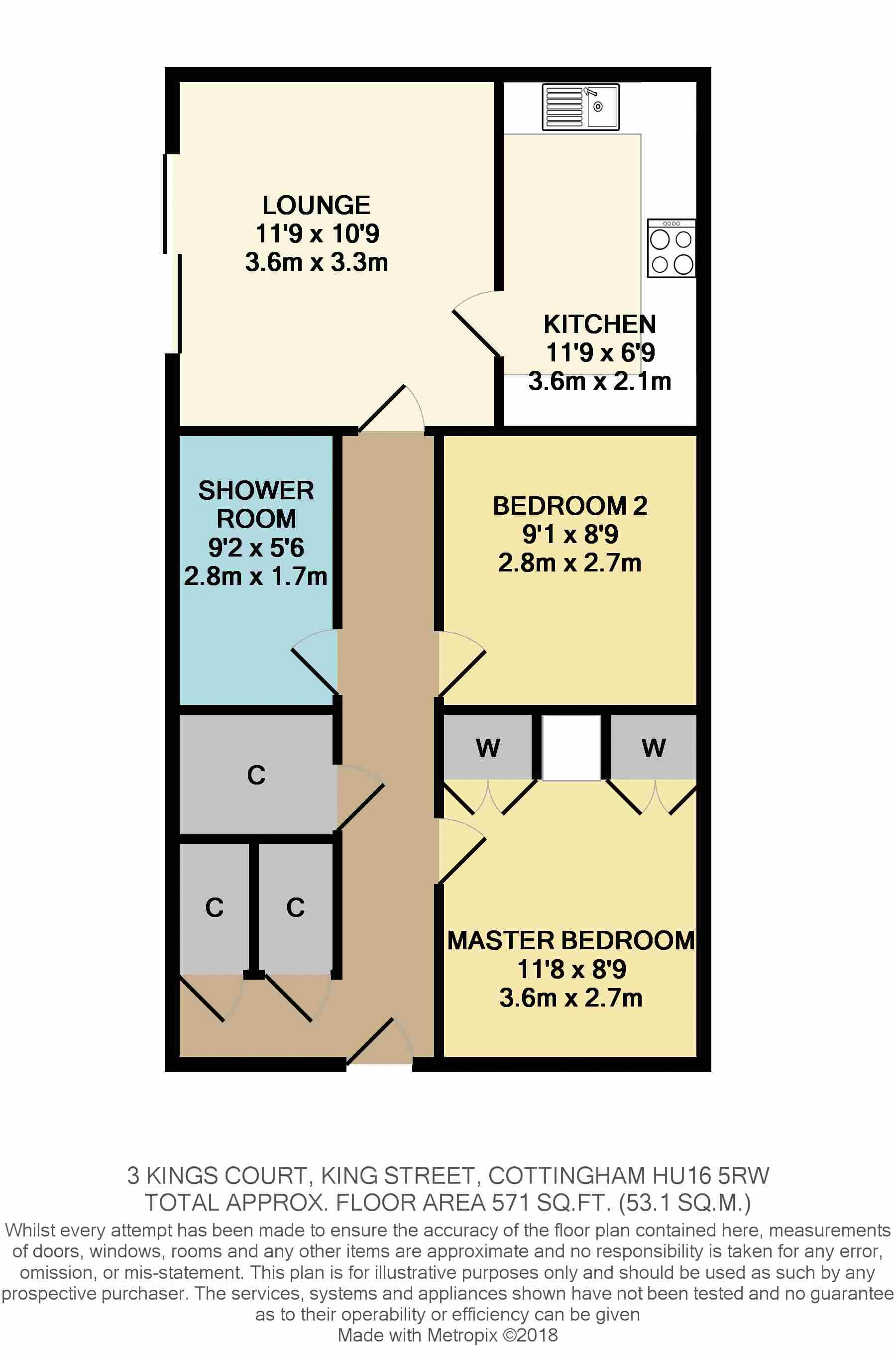 2 Bedrooms Flat for sale in King Street, Cottingham HU16