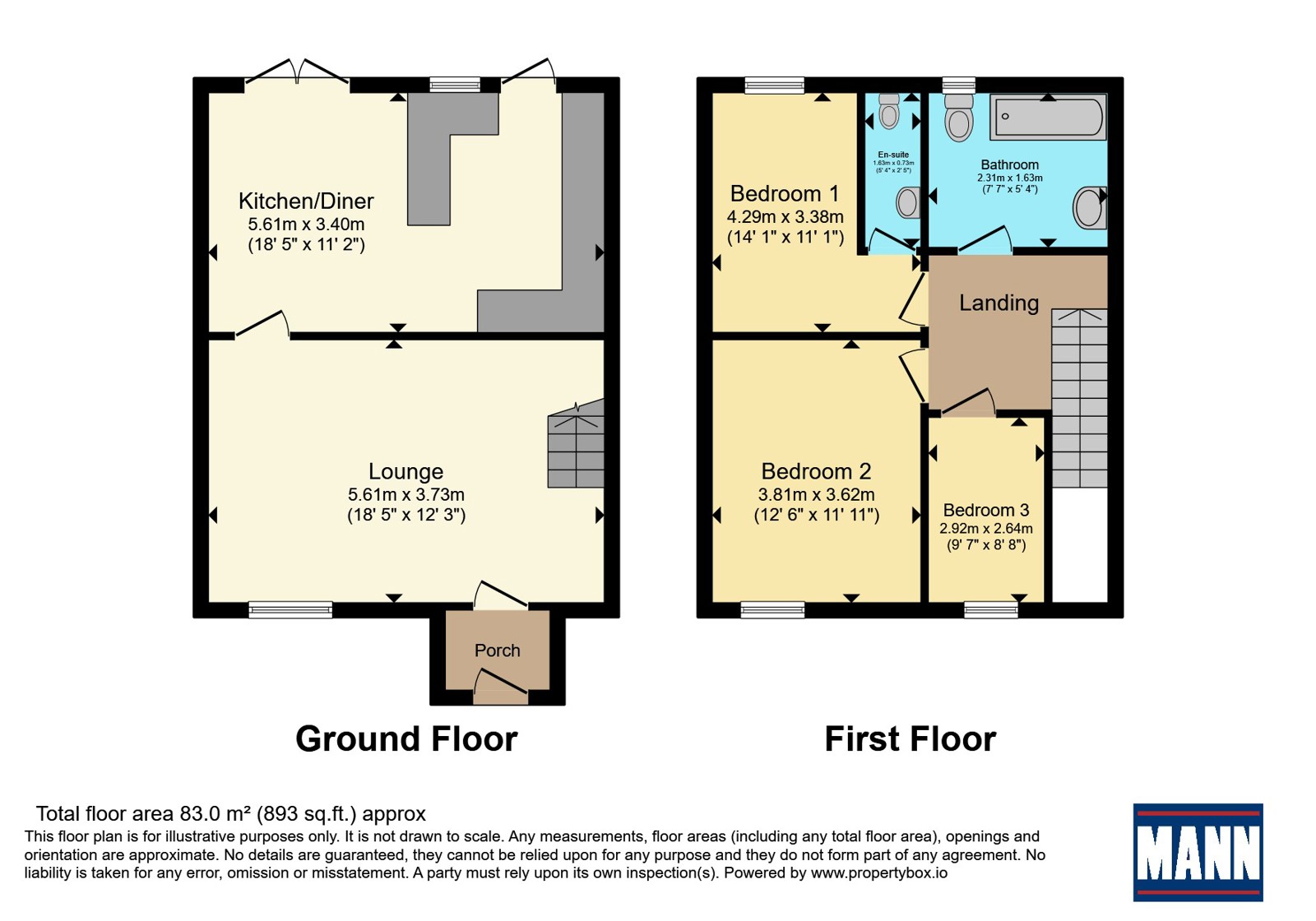 11, Woodmount, Swanley floorplan