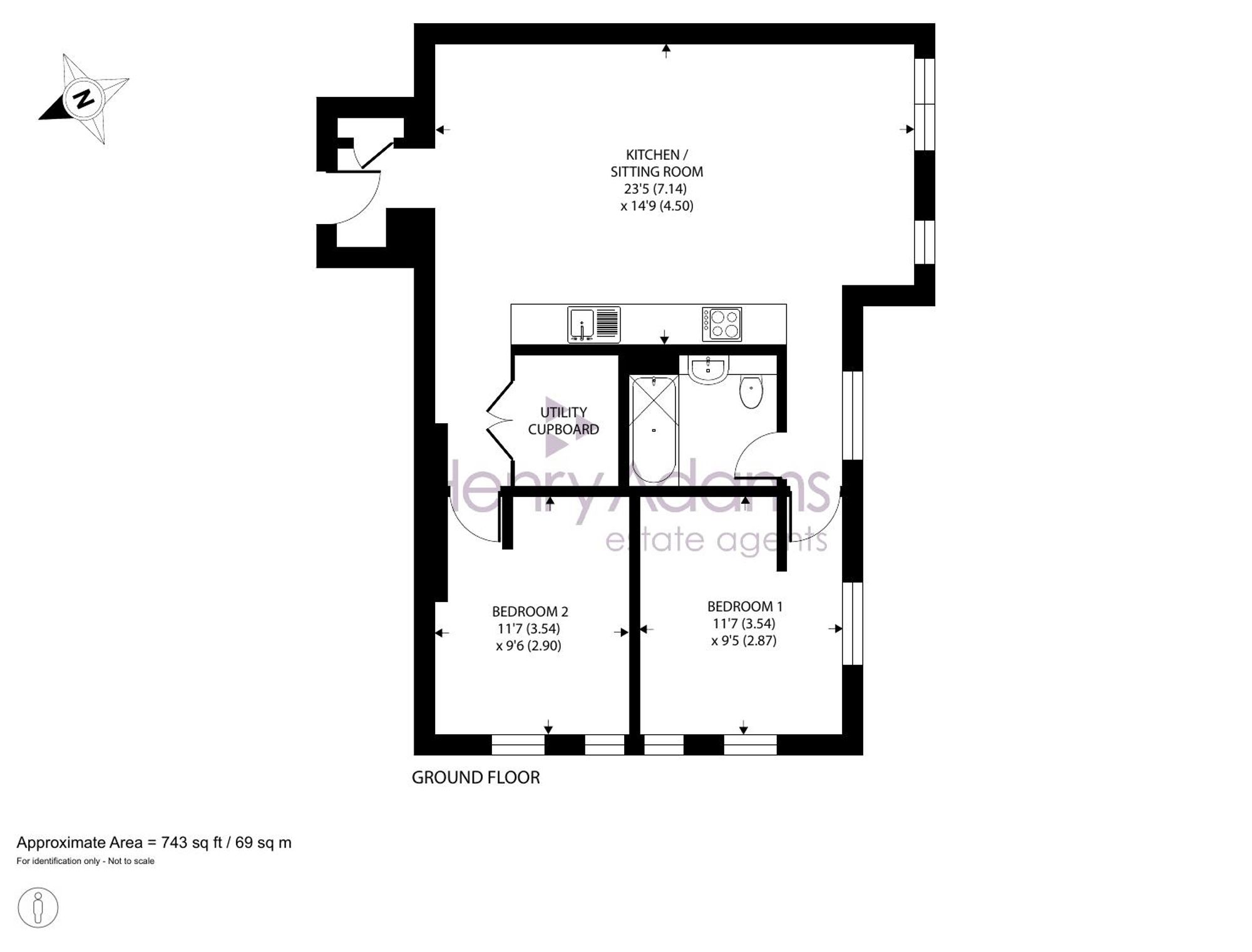 82 Longley Road, Chichester floorplan