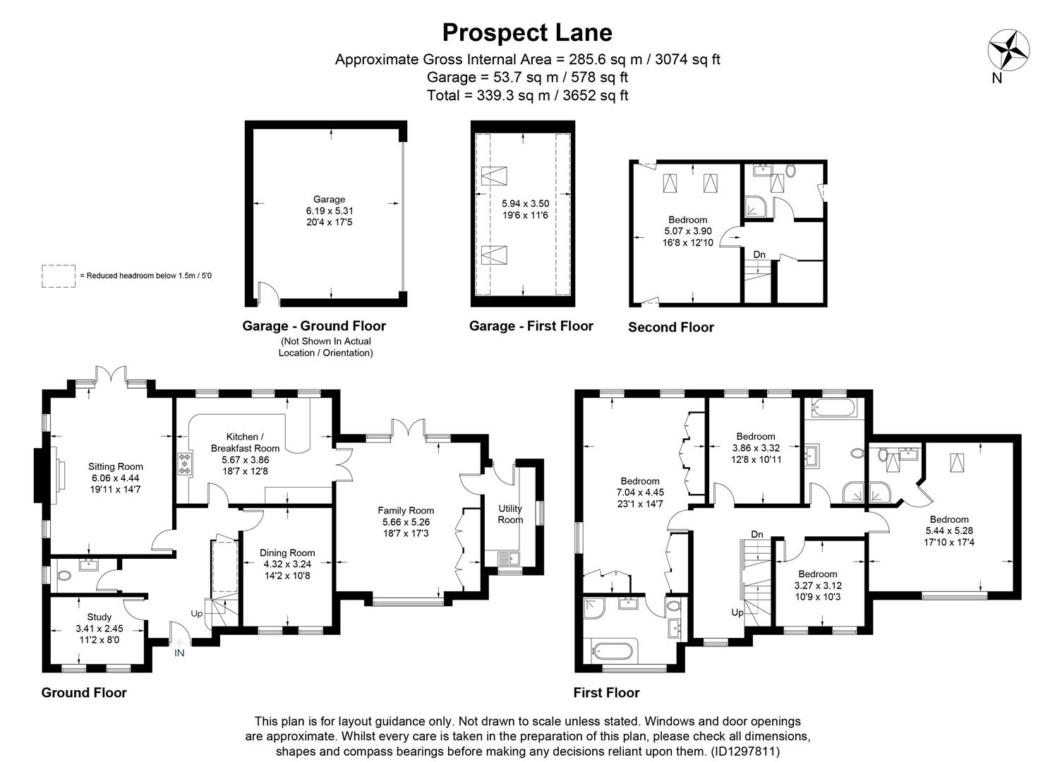 3, Prospect Lane, Harpenden floorplan