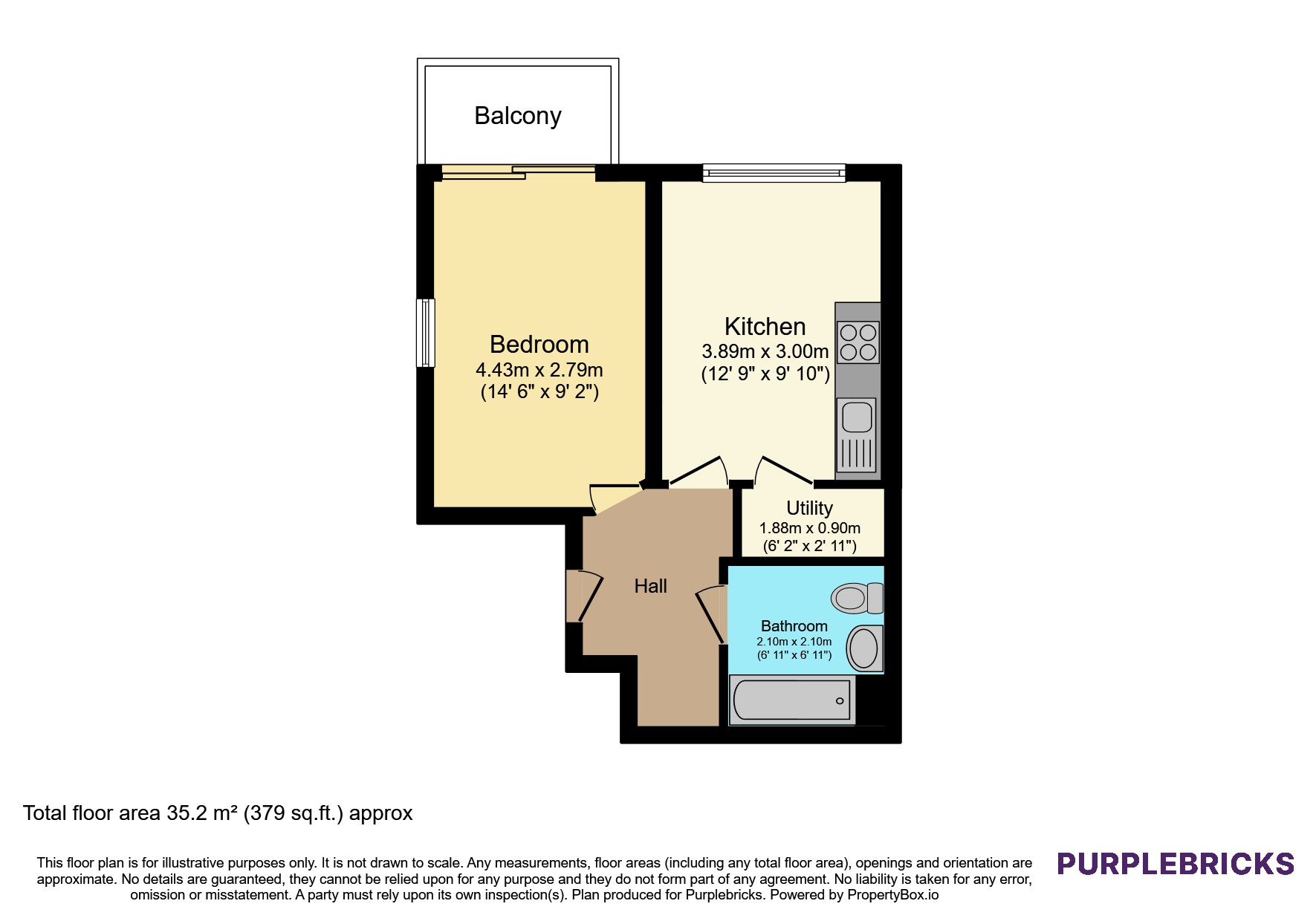 Bridge Road East, Welwyn Garden City floorplan