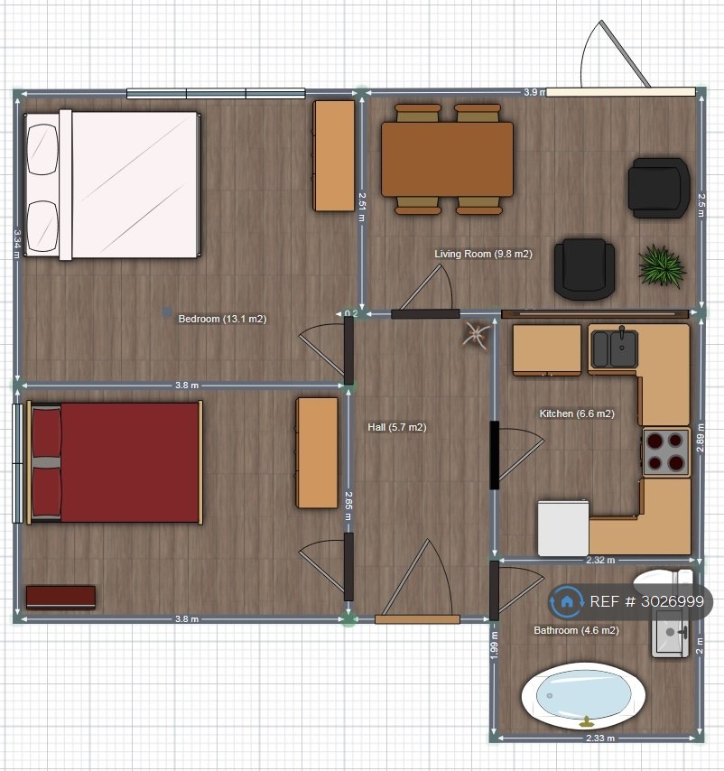 Flat, Crescent Road, Luton floorplan