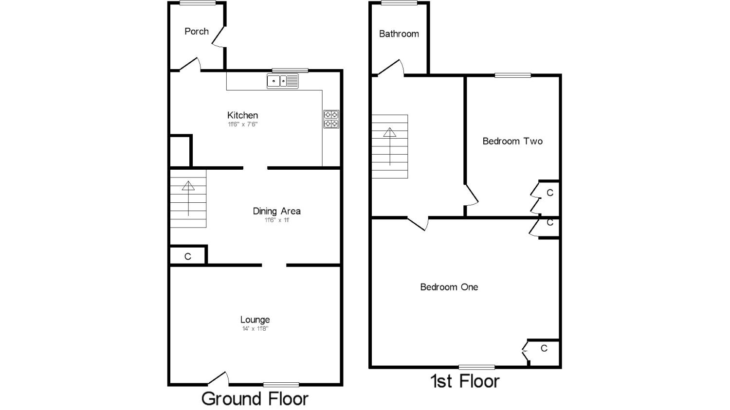 2 Bedrooms Terraced house for sale in Horsham Lane, Rainham, Gillingham, Kent ME8