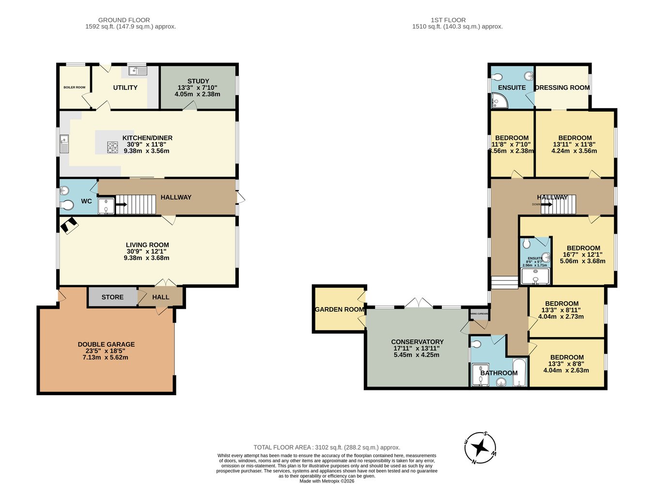 Maygrove, Cross Park, Ilfracombe floorplan