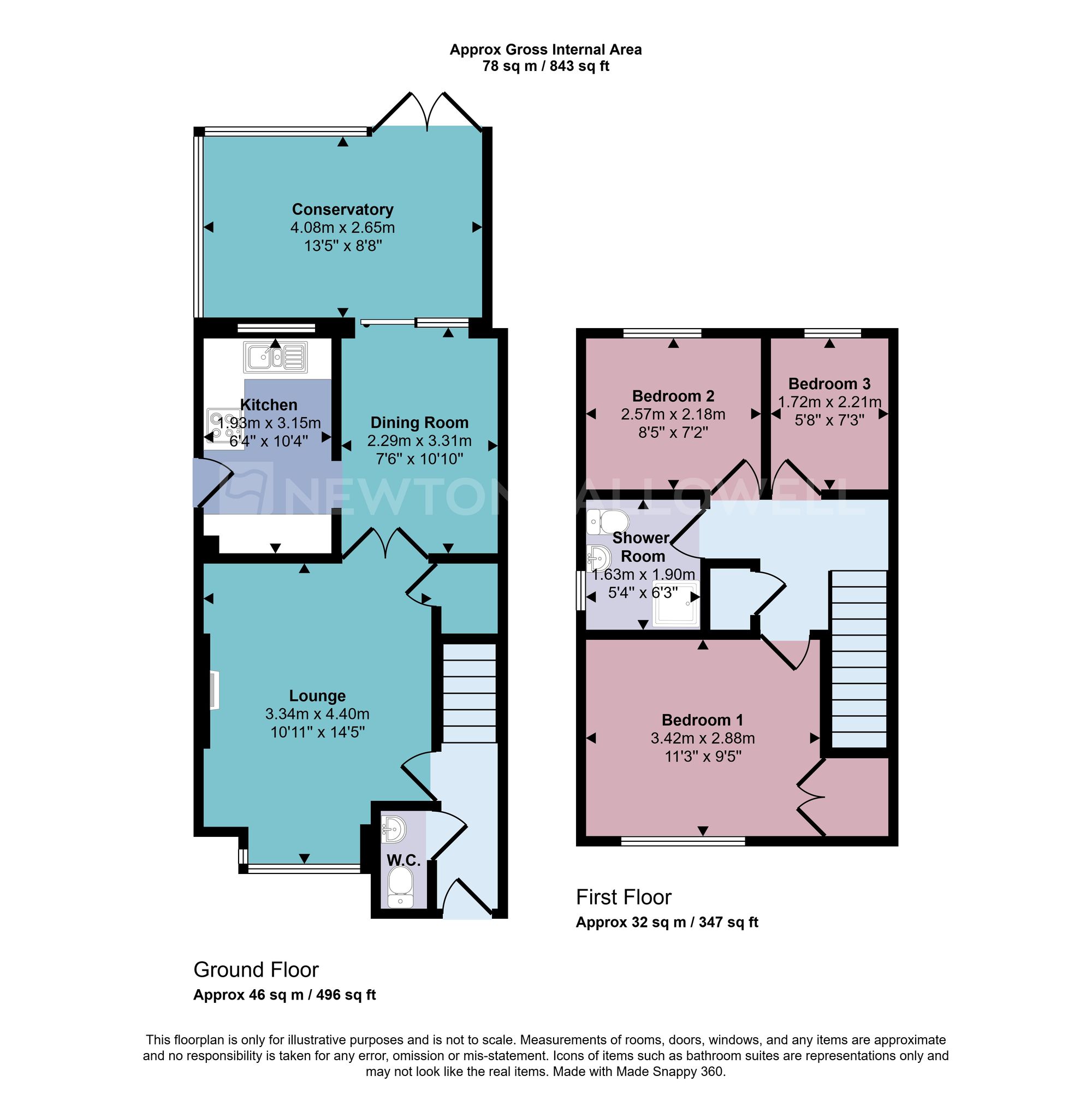 4 Poppy Close, Coalville floorplan