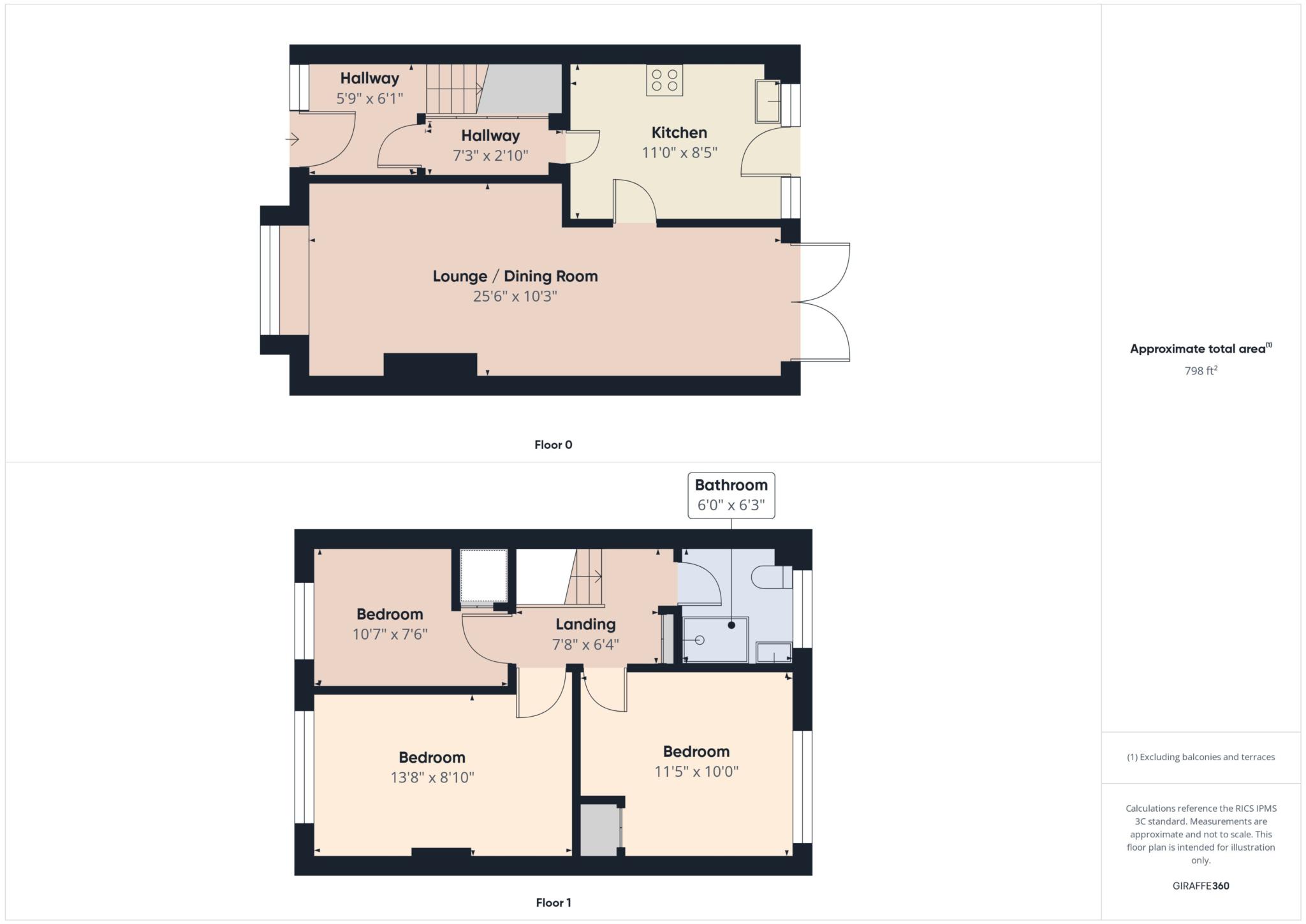 3, Harper Crescent, Wishaw floorplan