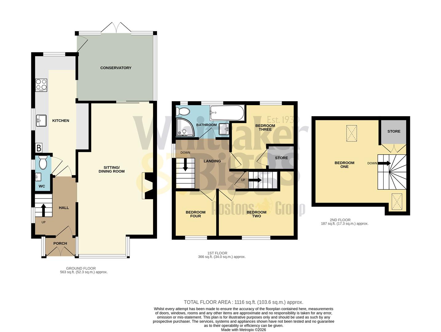 Weston Street, Leek floorplan
