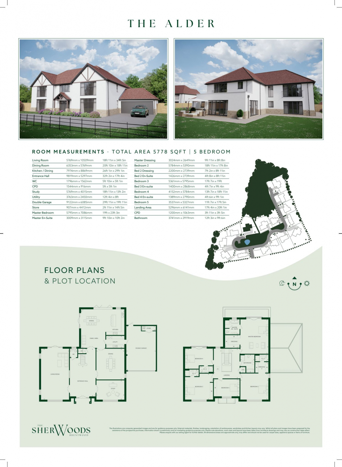 The Sherwoods, Dagwood Lane, Brentwood floorplan