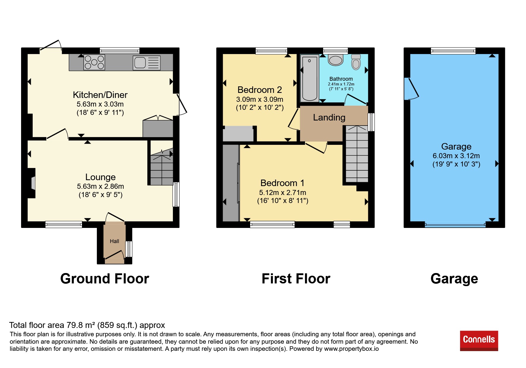 149, Royal George Road, BURGESS HILL floorplan