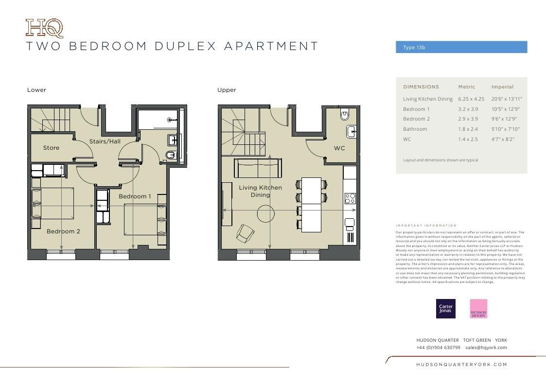 10 Kings, Hudson Quarter, Toft Green, York floorplan