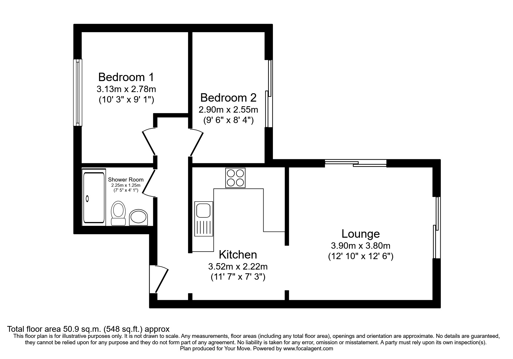 Abbey Court,, School Lane, Lincoln floorplan