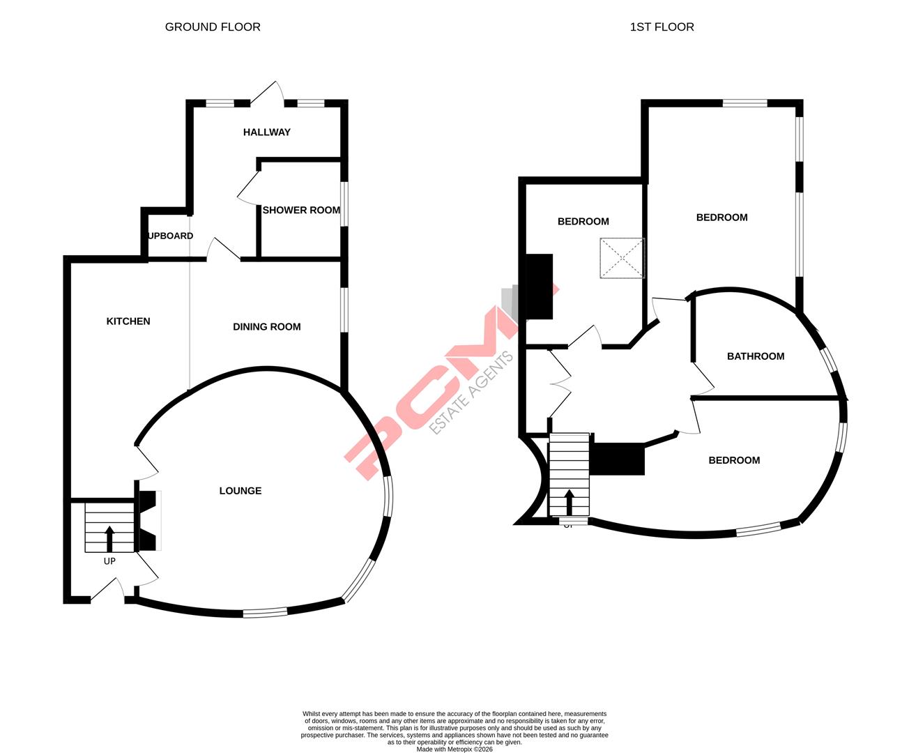 Hop House, 2 Old Coghurst Farm Cottages, Rock Lane, Three Oaks floorplan