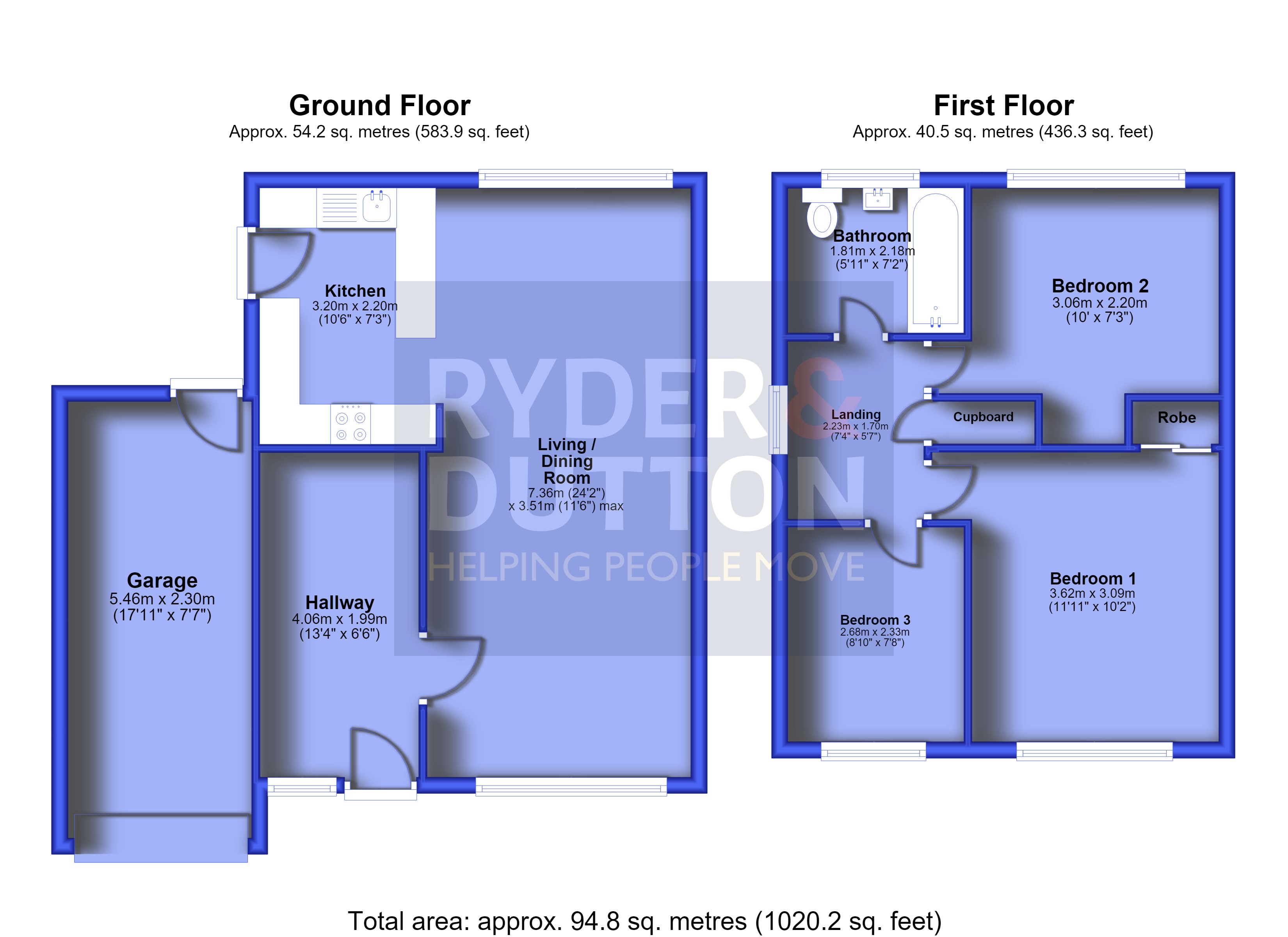 6, Fernhill Crescent, Rossendale floorplan