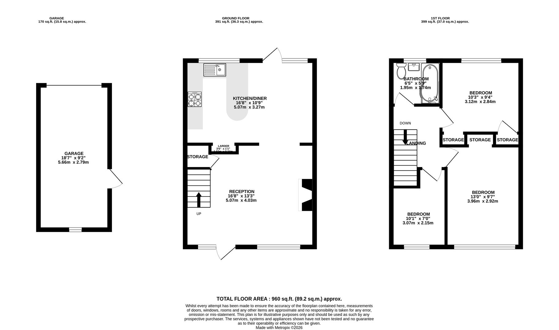 14, Weedon Close, Bristol floorplan