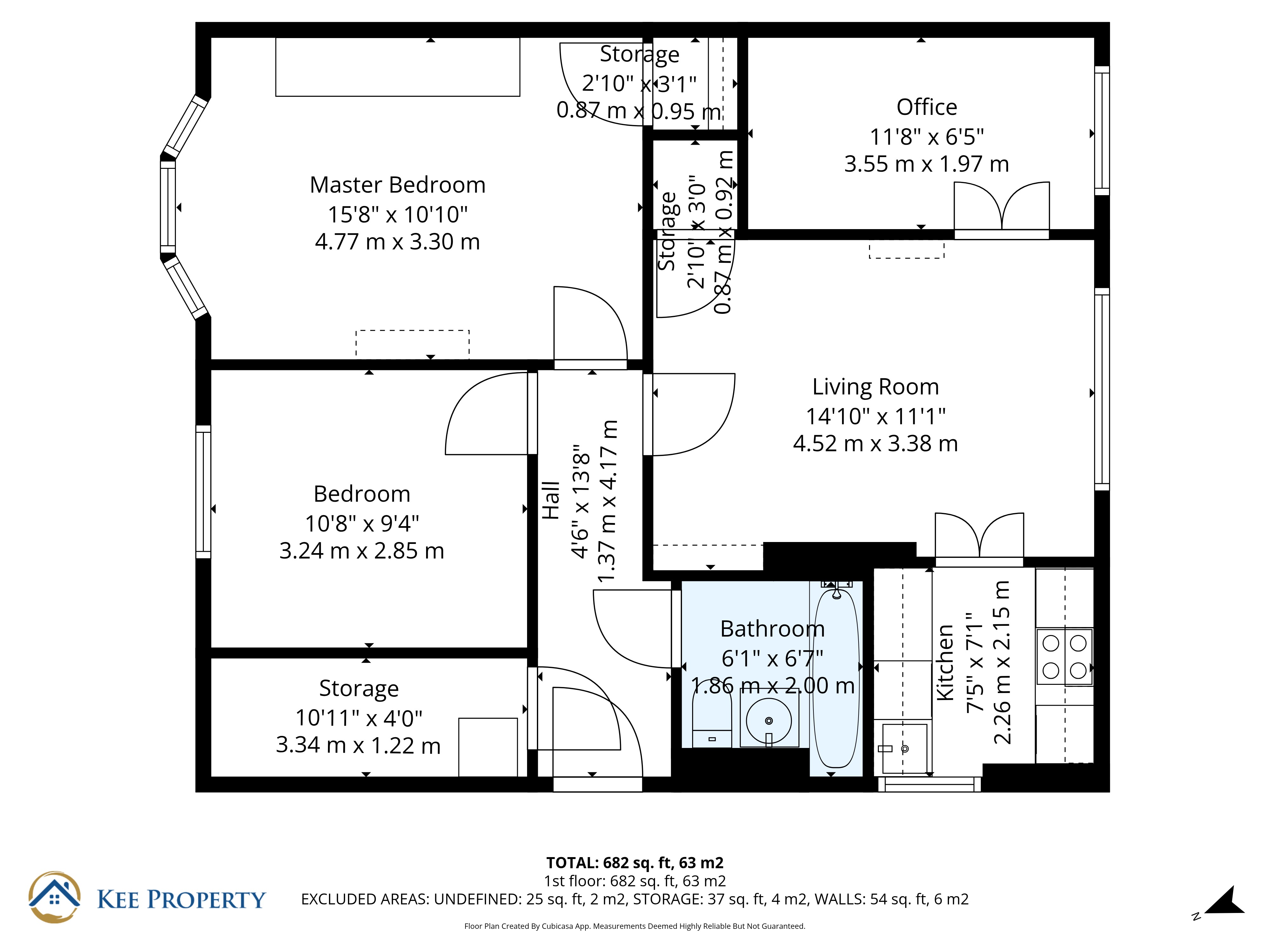 176, Curtis Avenue, Glasgow floorplan