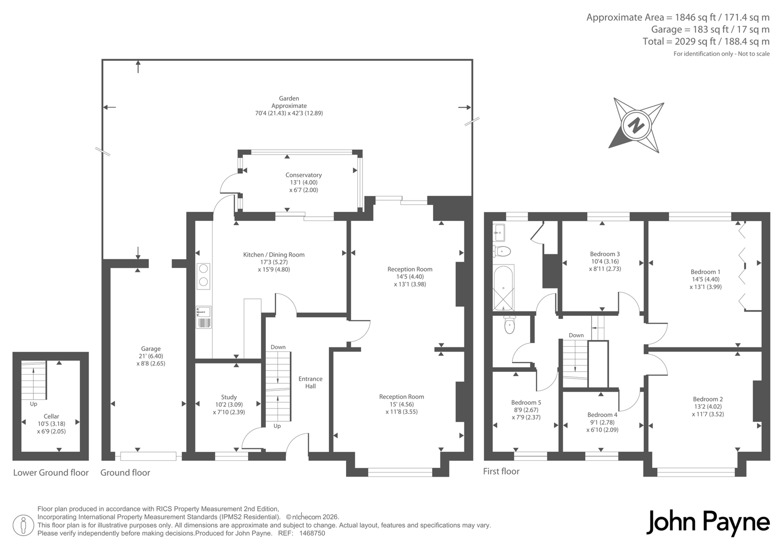 4, Shrewsbury Lane, Shooters Hill floorplan