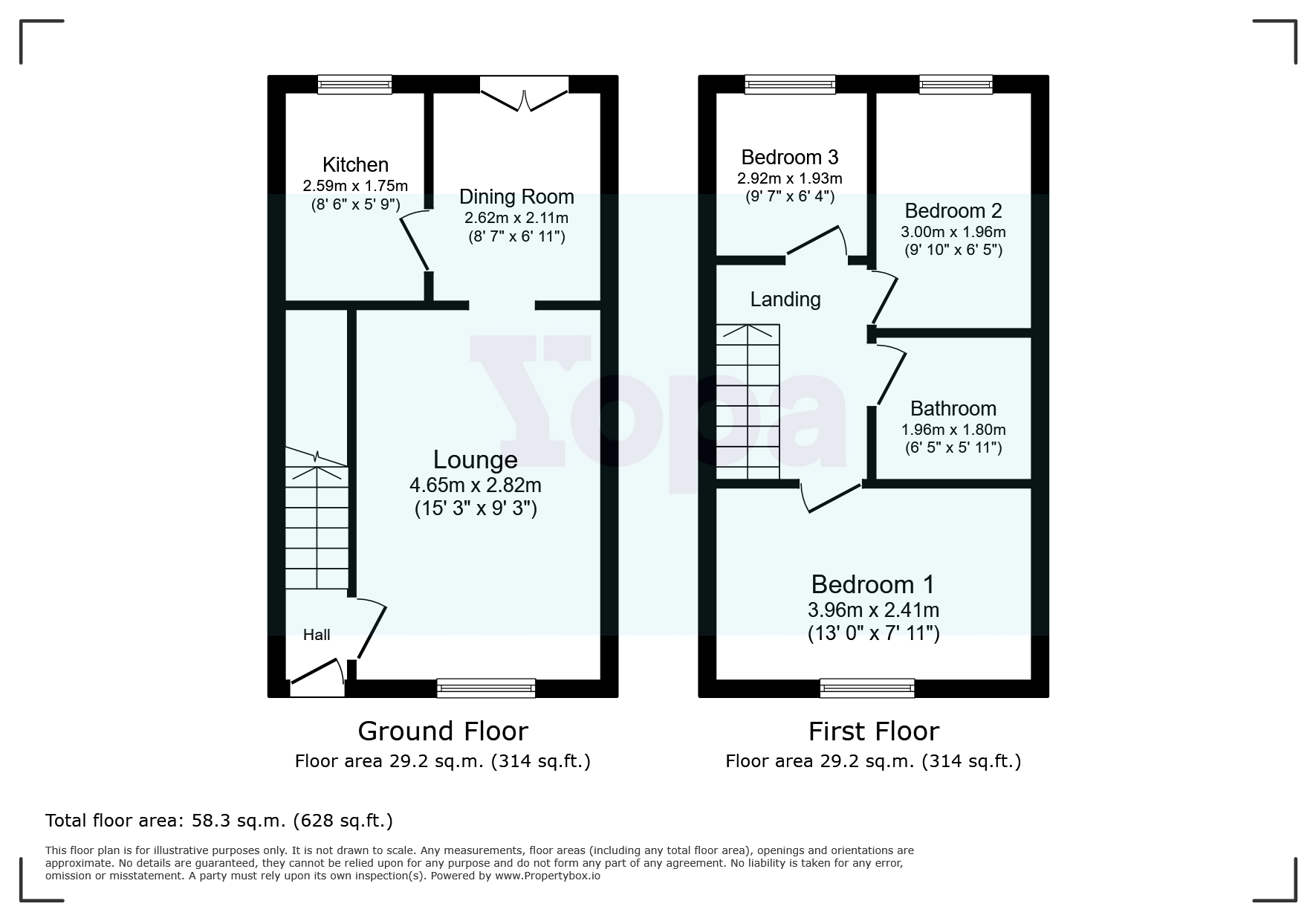 66, Newark Close, Liverpool floorplan