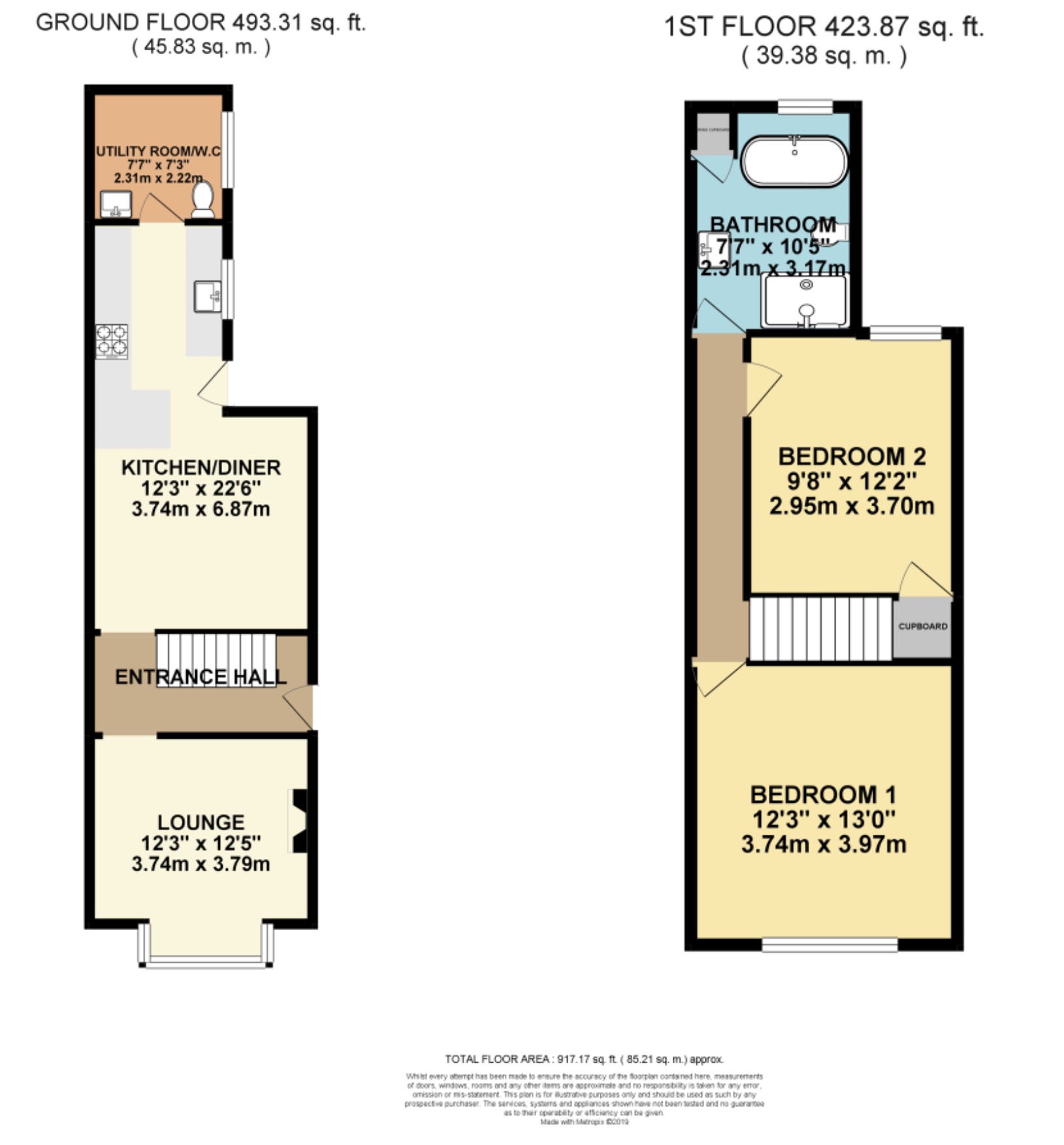 2 Bedrooms Semi-detached house for sale in Crescent Road, Hugglescoat LE67