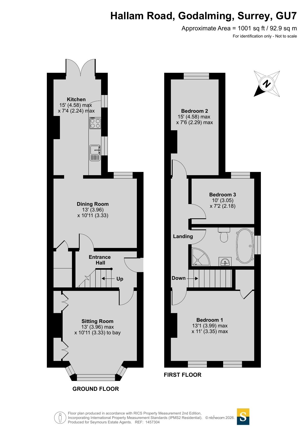 37, Hallam Road, Surrey floorplan