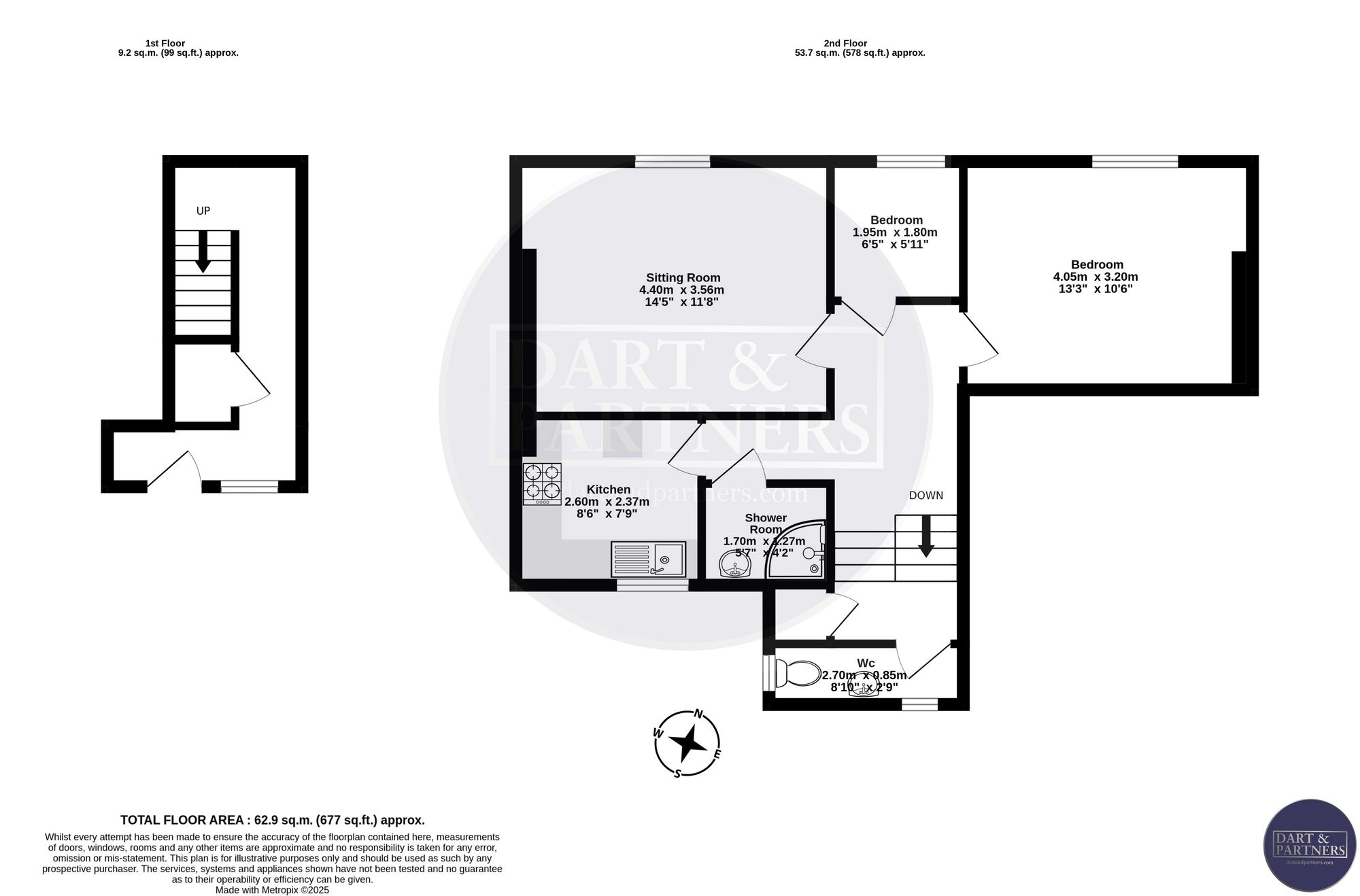 6a Waterloo Street, Teignmouth floorplan