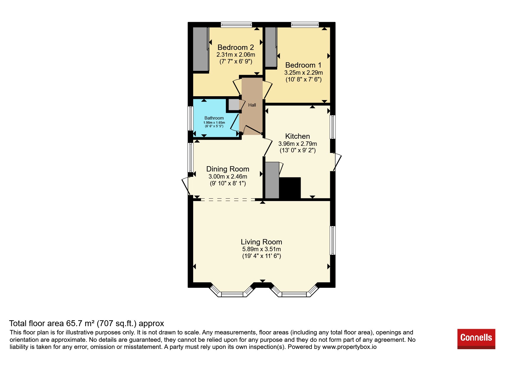 19, Woodlands Way, Exeter floorplan