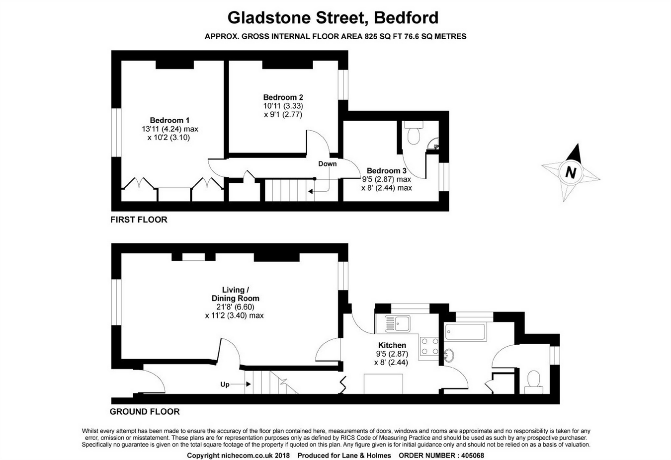 3 Bedrooms Terraced house for sale in Gladstone Street, Bedford MK41