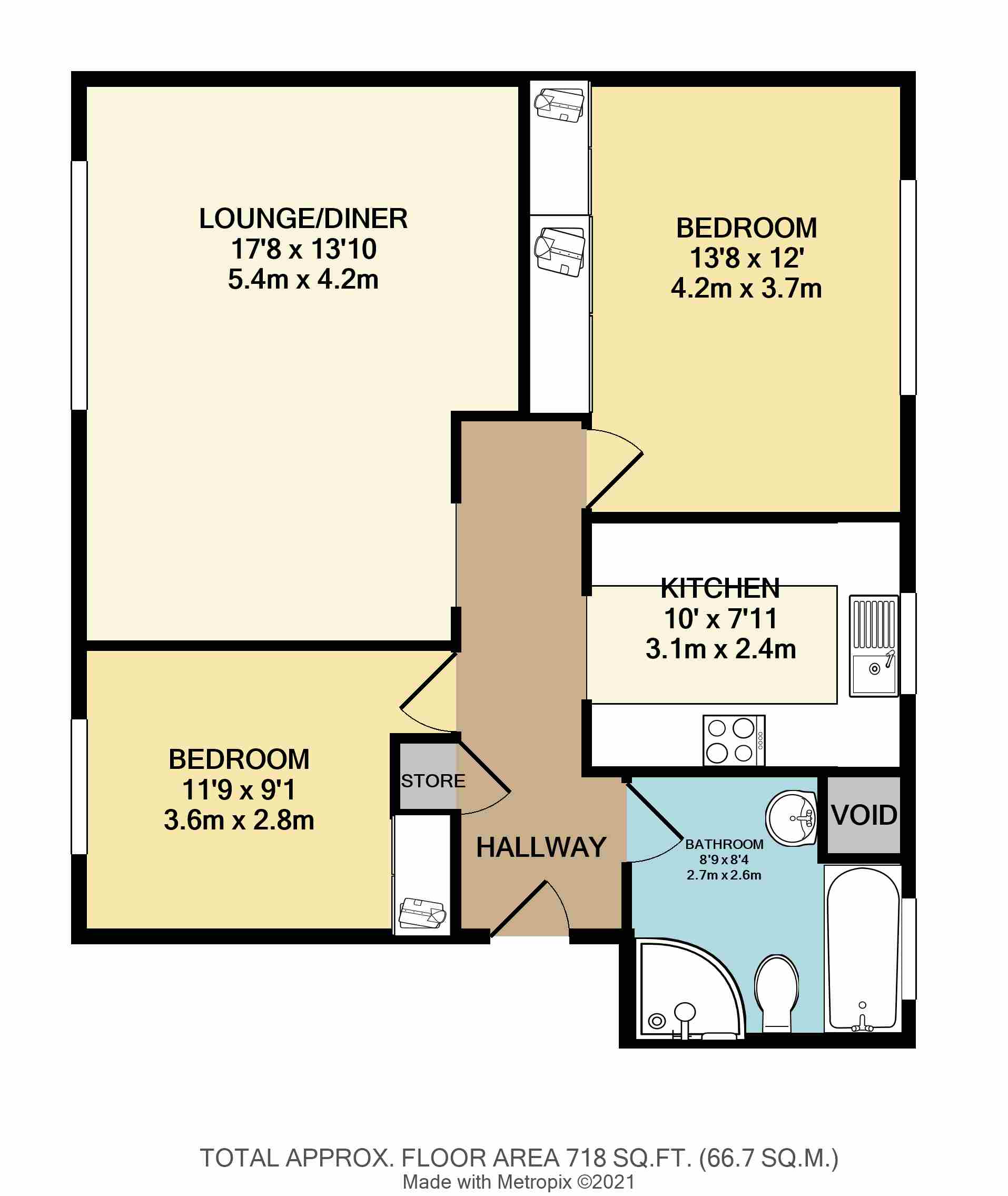 5, Krester Court, West Didsbury floorplan