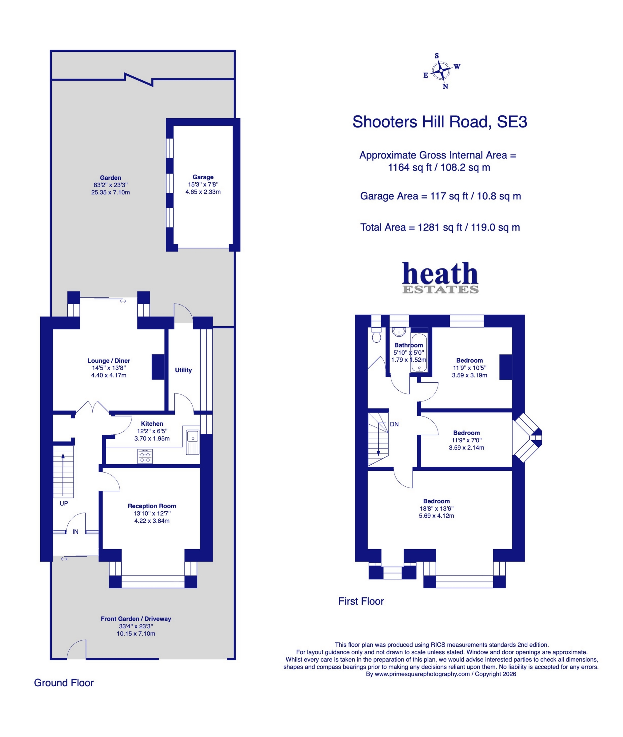 224, Shooters Hill Road, London floorplan