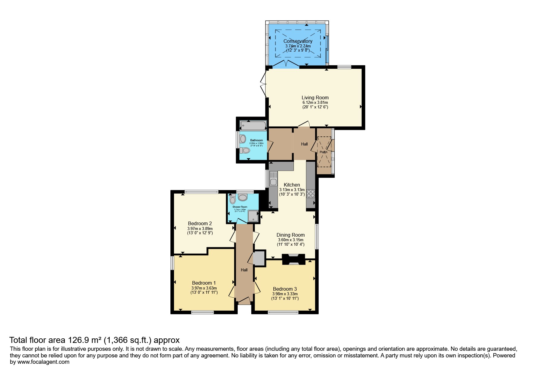 Sunnyside, Station Road, North Walsham floorplan
