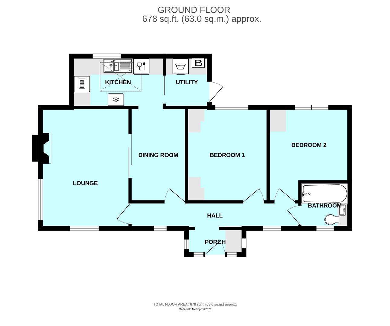 18, Revel Road, Plymouth floorplan