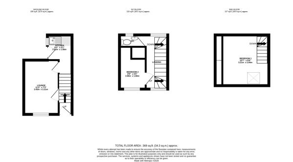 7, Church Lane, Peel floorplan