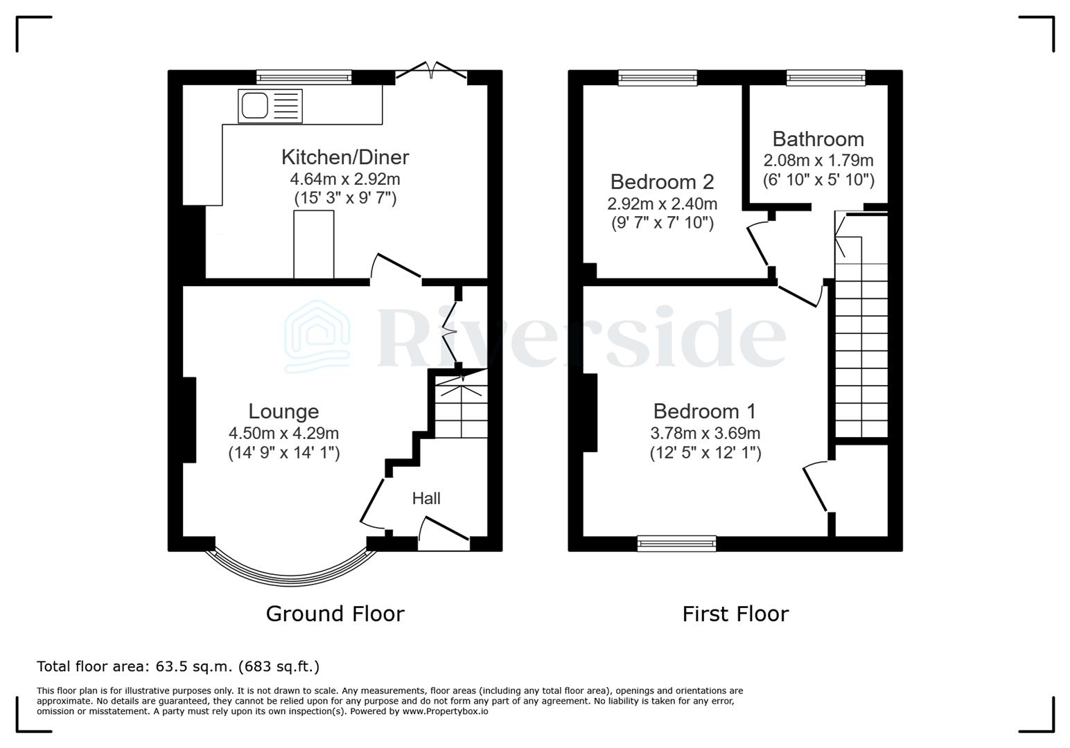 96, Graham Avenue, Hull floorplan