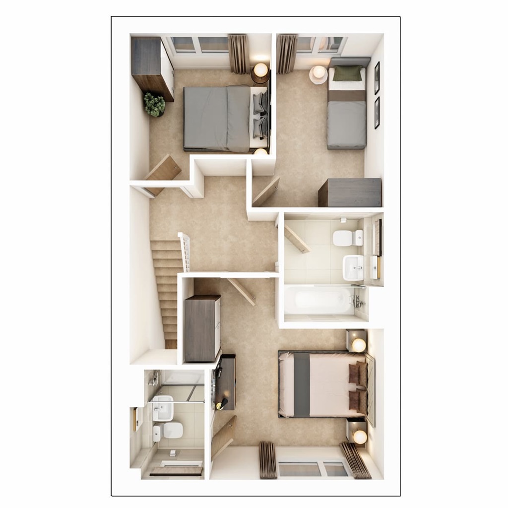 The Eynsford  - Plot 32, Lever Valley, Stopes Road, Little Lever, Bolton floorplan