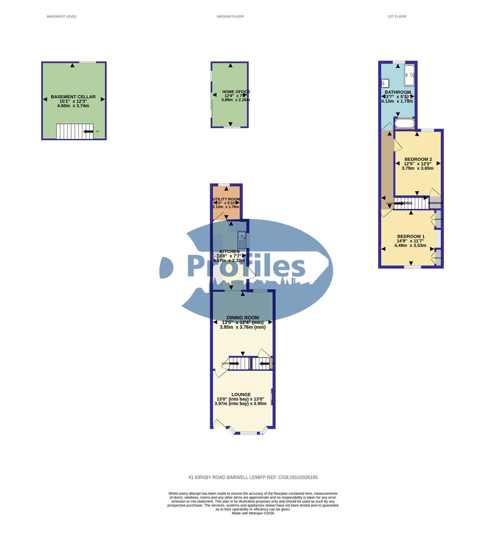 Kirkby Road, Leicester floorplan
