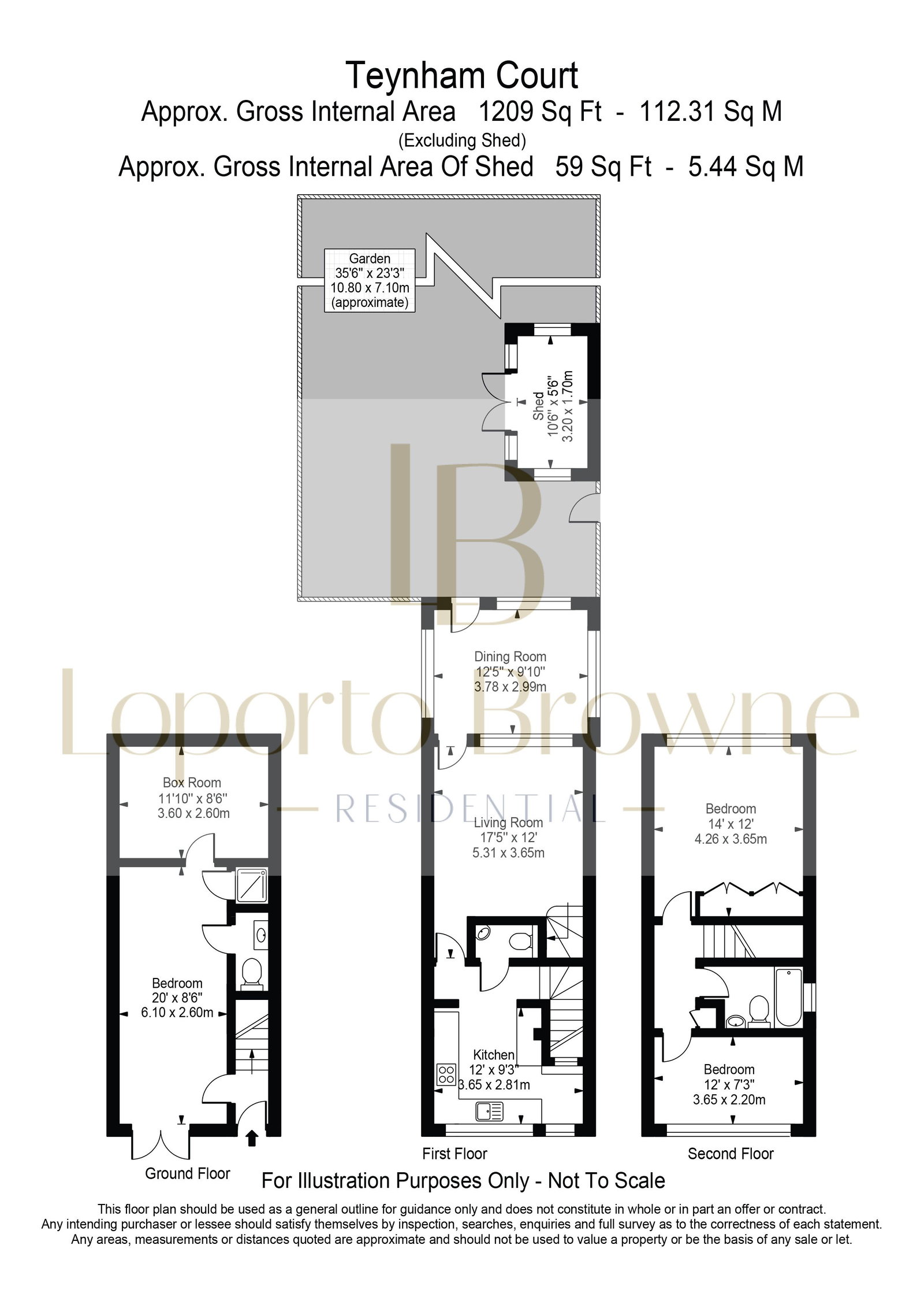 Teynham Court, 31,4, King Edward Road, Barnet floorplan