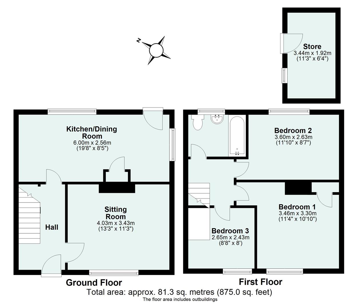 23, Beaufort Close, Tiverton floorplan