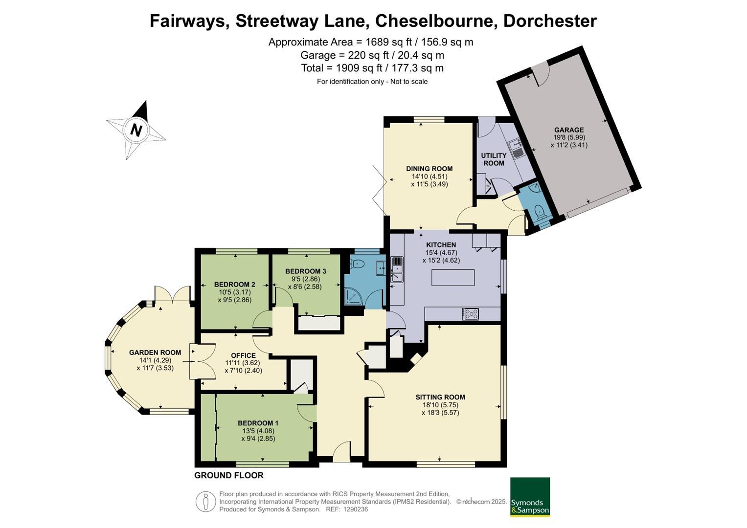 Fairways, Streetway Lane, Dorchester floorplan