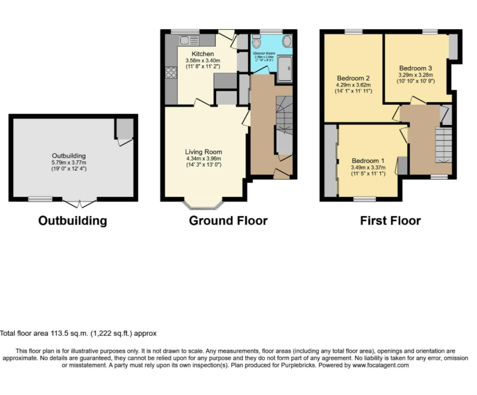 185, Carfin Street, Motherwell floorplan