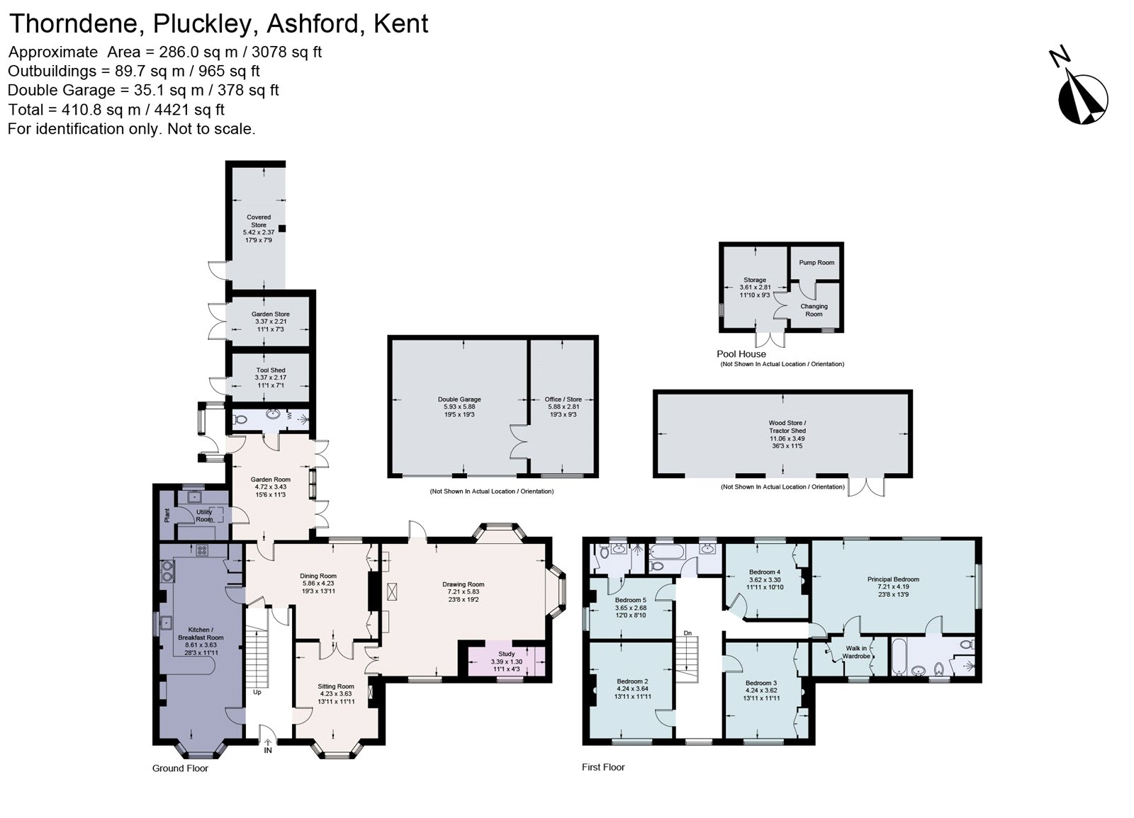 Thorndene,, Rose Farm Road, Ashford floorplan