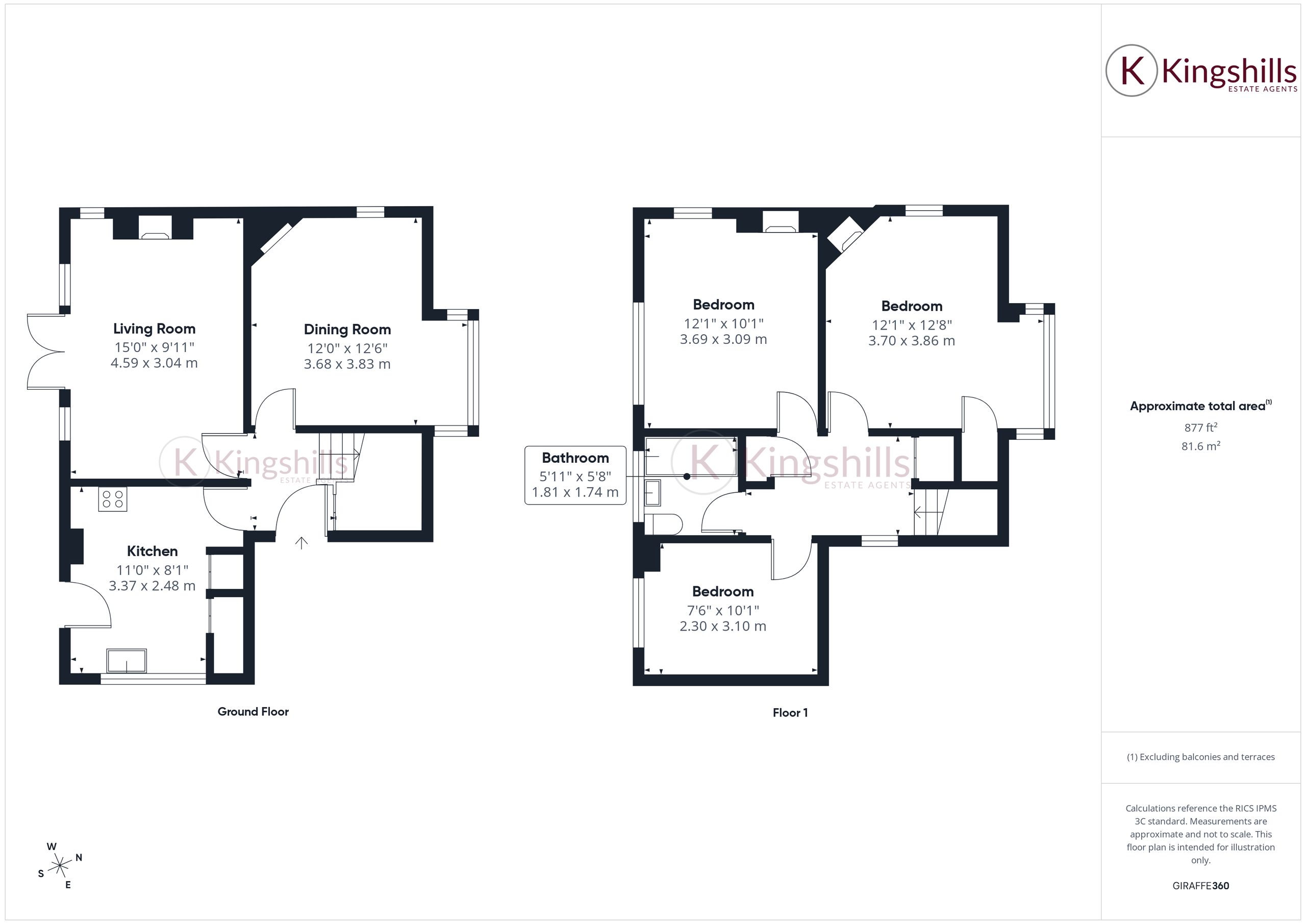 Holcombe, 6 Sheepcote Dell Road, High Wycombe floorplan
