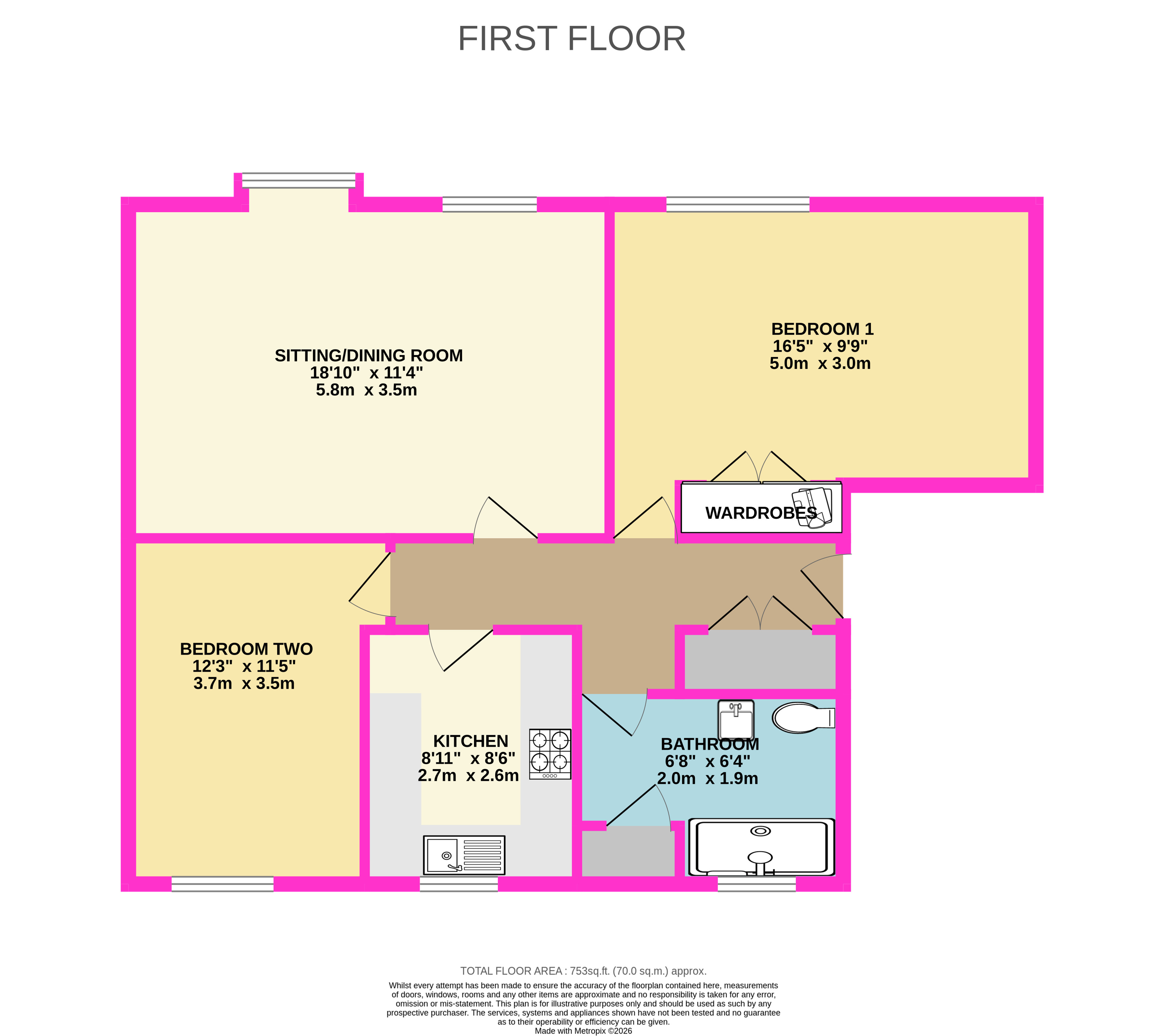 34, Newton Court, Windsor floorplan