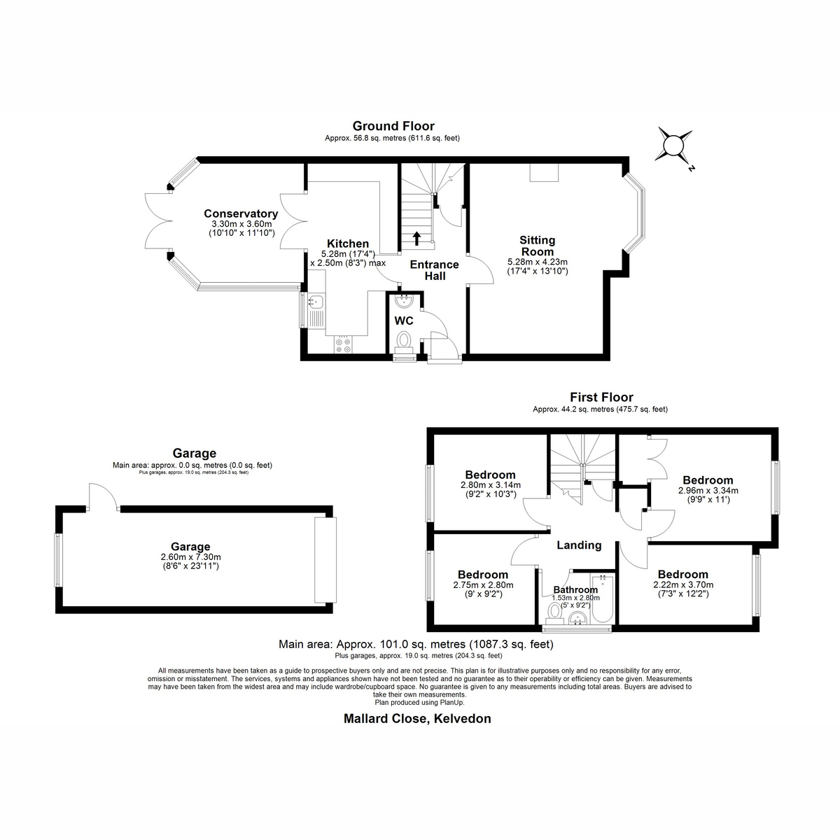 13, Mallard Close, Colchester floorplan