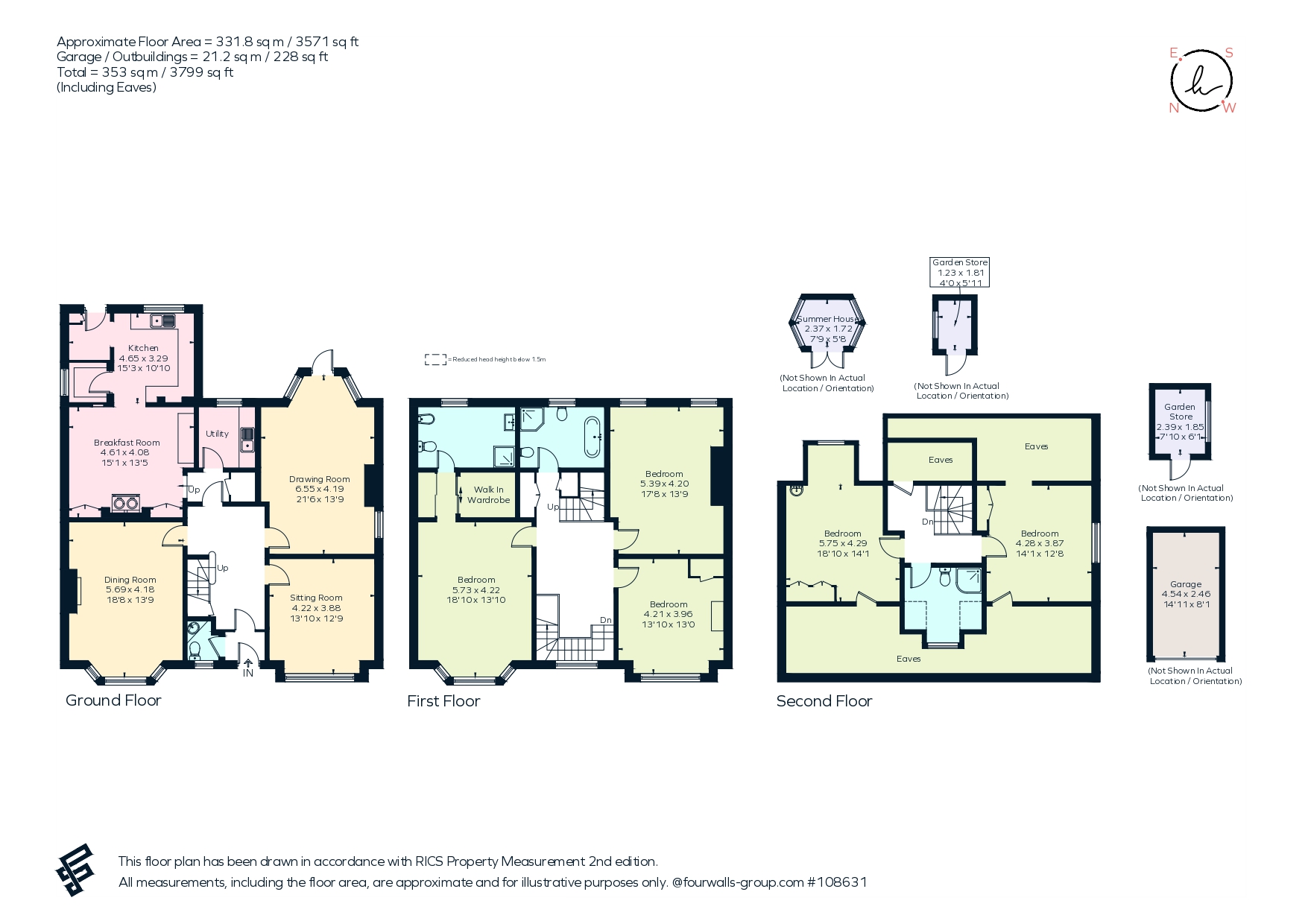 Rydal House, 10, Oakdale Road, Tunbridge Wells floorplan