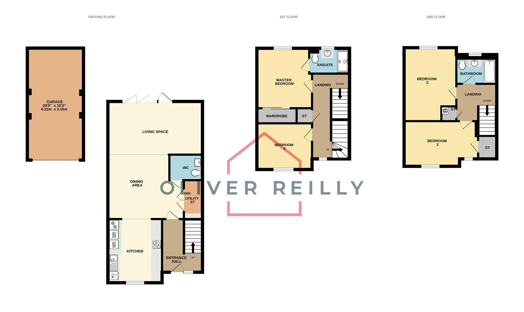 5, Tannington Grove, Newark floorplan
