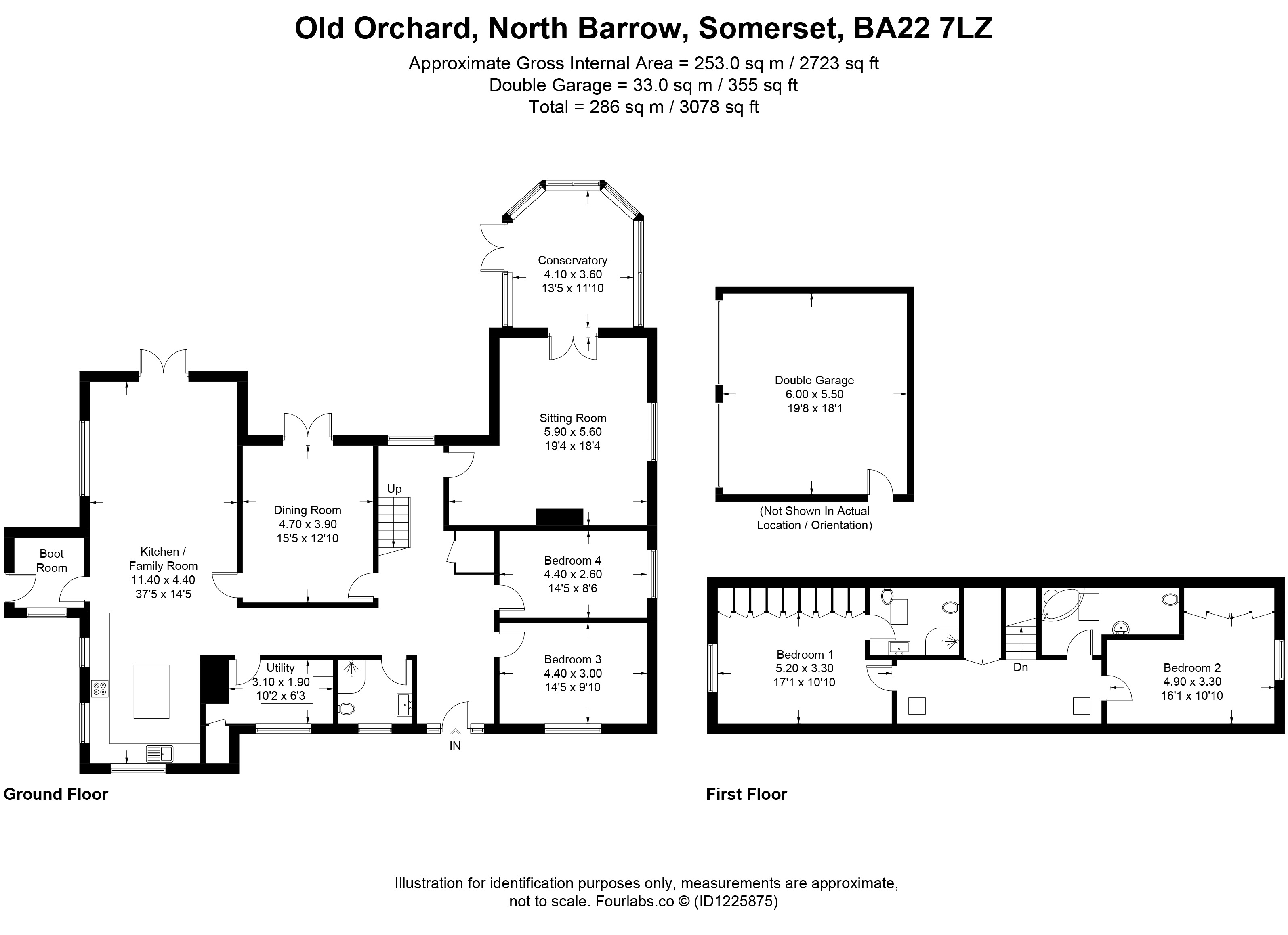 Old Orchard, Yeovil floorplan