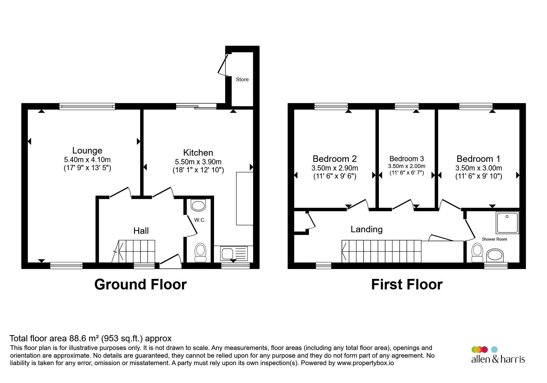 56, Kennedy Drive, Swindon floorplan