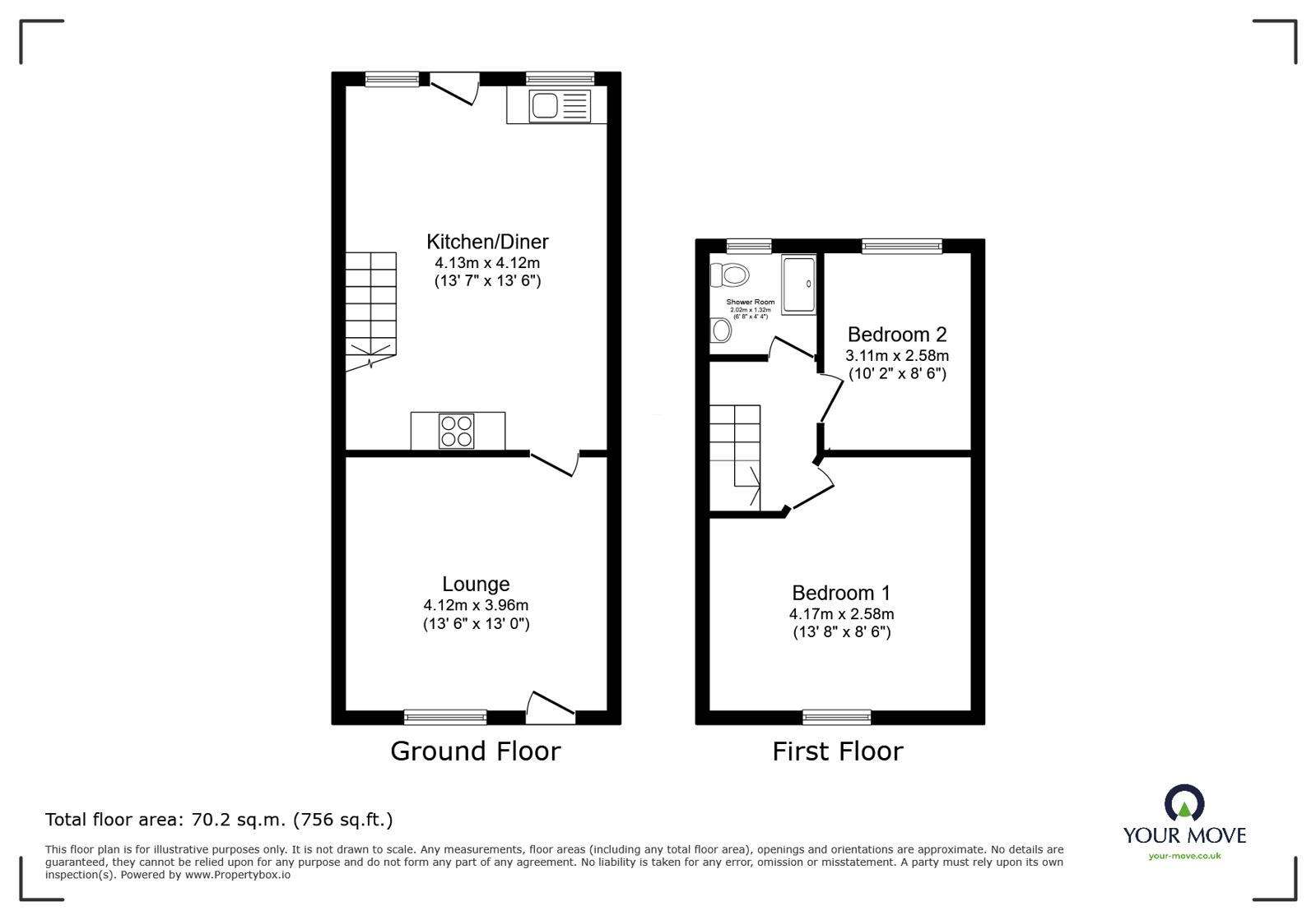 6, Belle Vue, Nuneaton floorplan