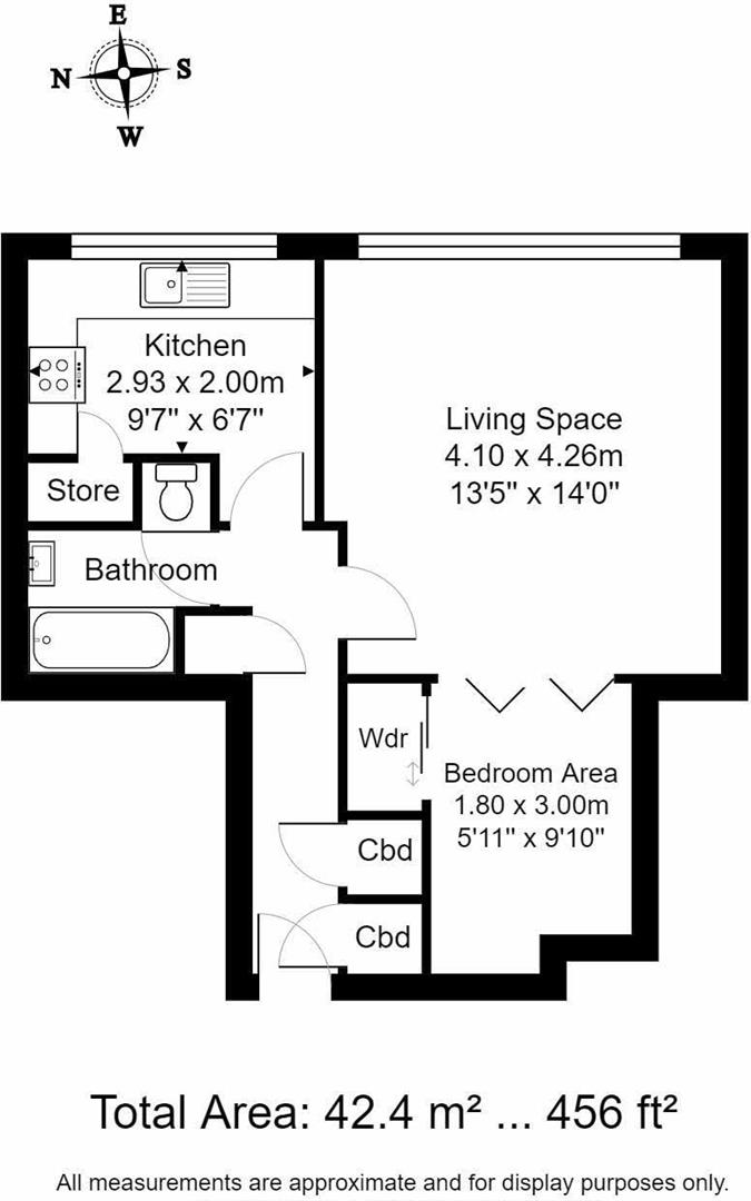23, Berriedale House, Kingsway, Hove floorplan