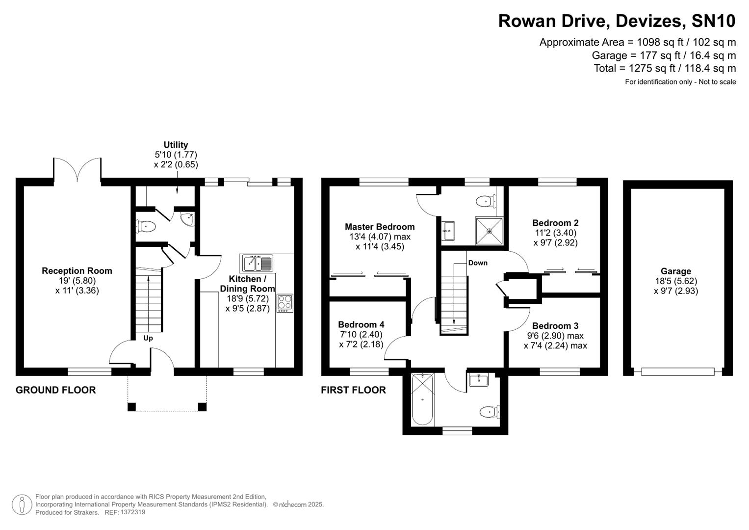 19, Rowan Drive, Devizes floorplan