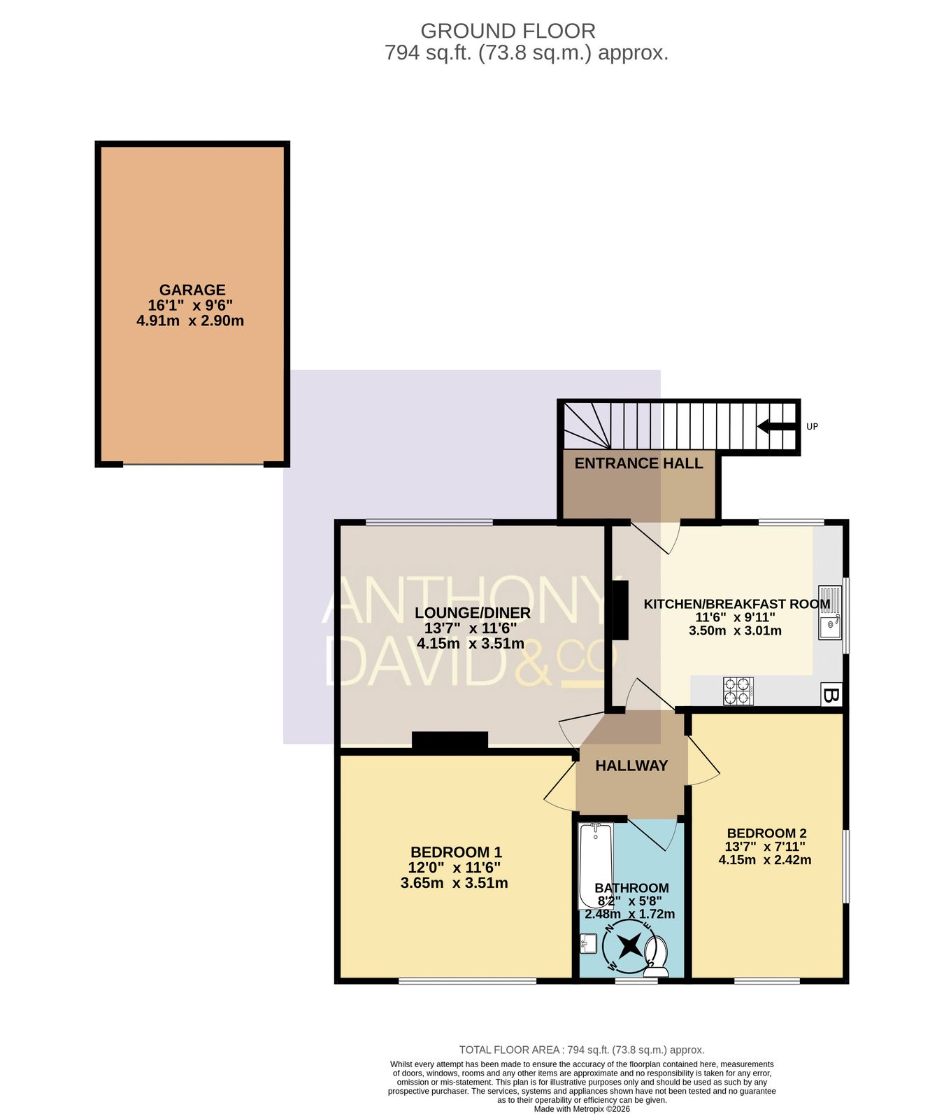 34b, Phyldon Road, Poole floorplan